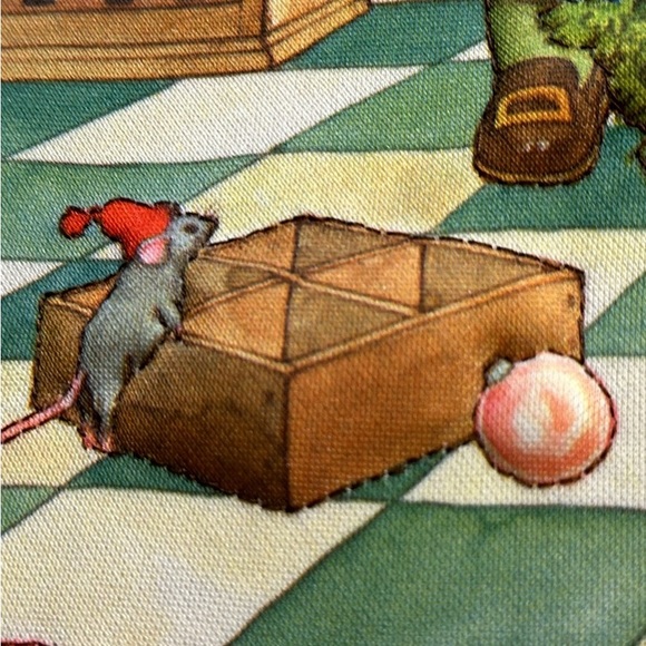 Quilted advent calendar handmade embroidery - Picture 10 of 10